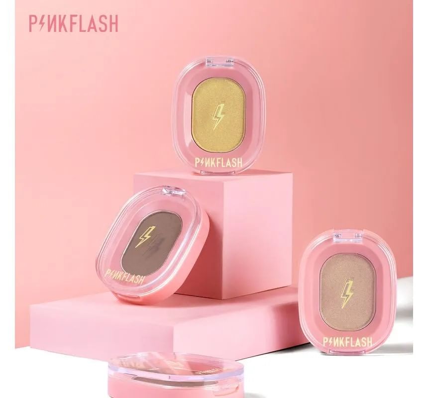 PINKFLASH - Shimmer Highlighter & Matte Contourpoeder - 4 kleuren