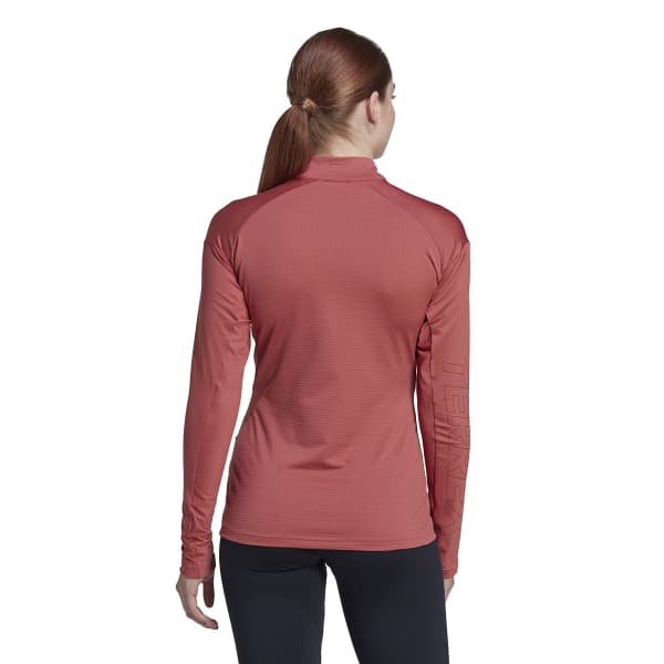 T-shirt running ADIDAS W XPERIOR LONG-SLEEVE WONDERFUL RED