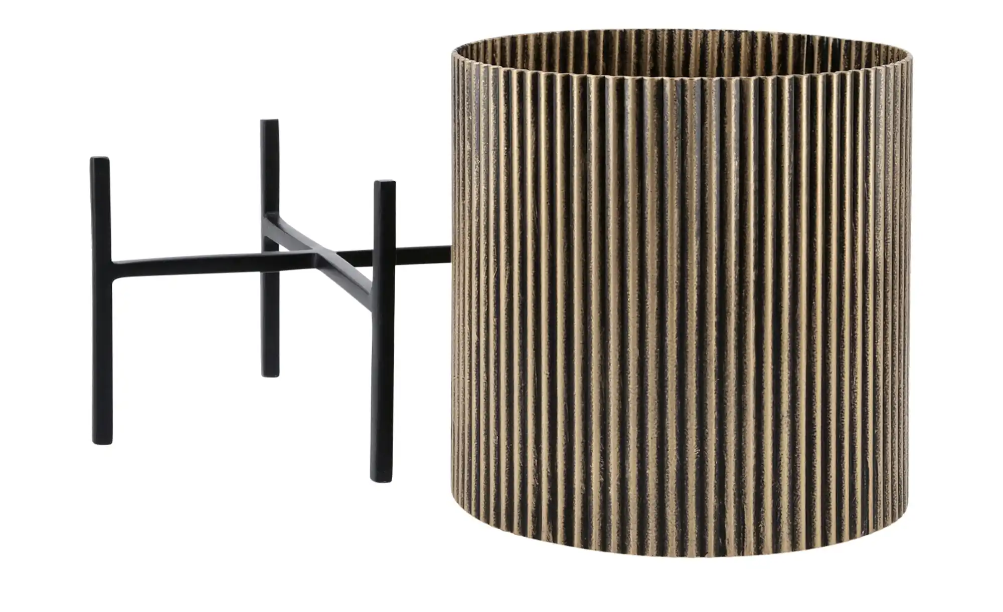 Übertopf auf Metallgestell