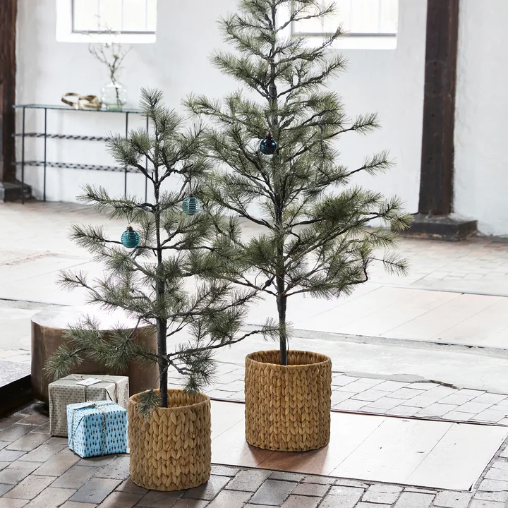 House Doctor - Lolli Christbaumkugel, Ø 6 cm, blau (6er-Set)