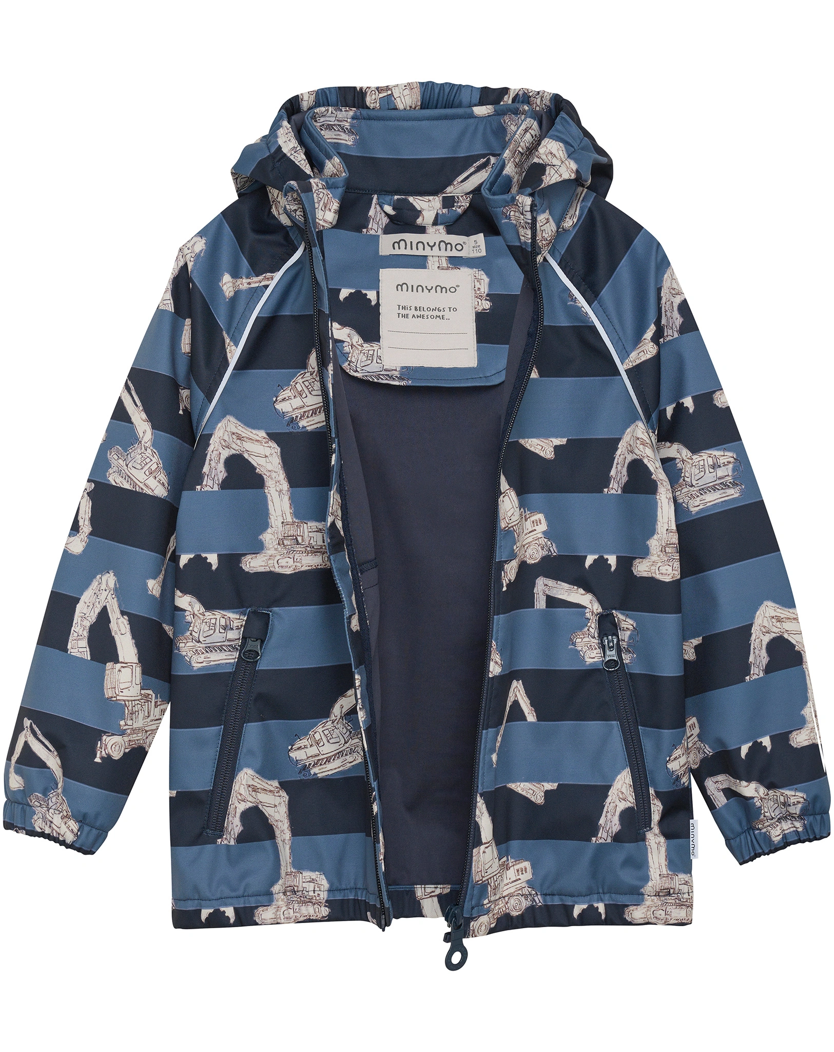 Softshelljacke BAGGER AOP in blue nights