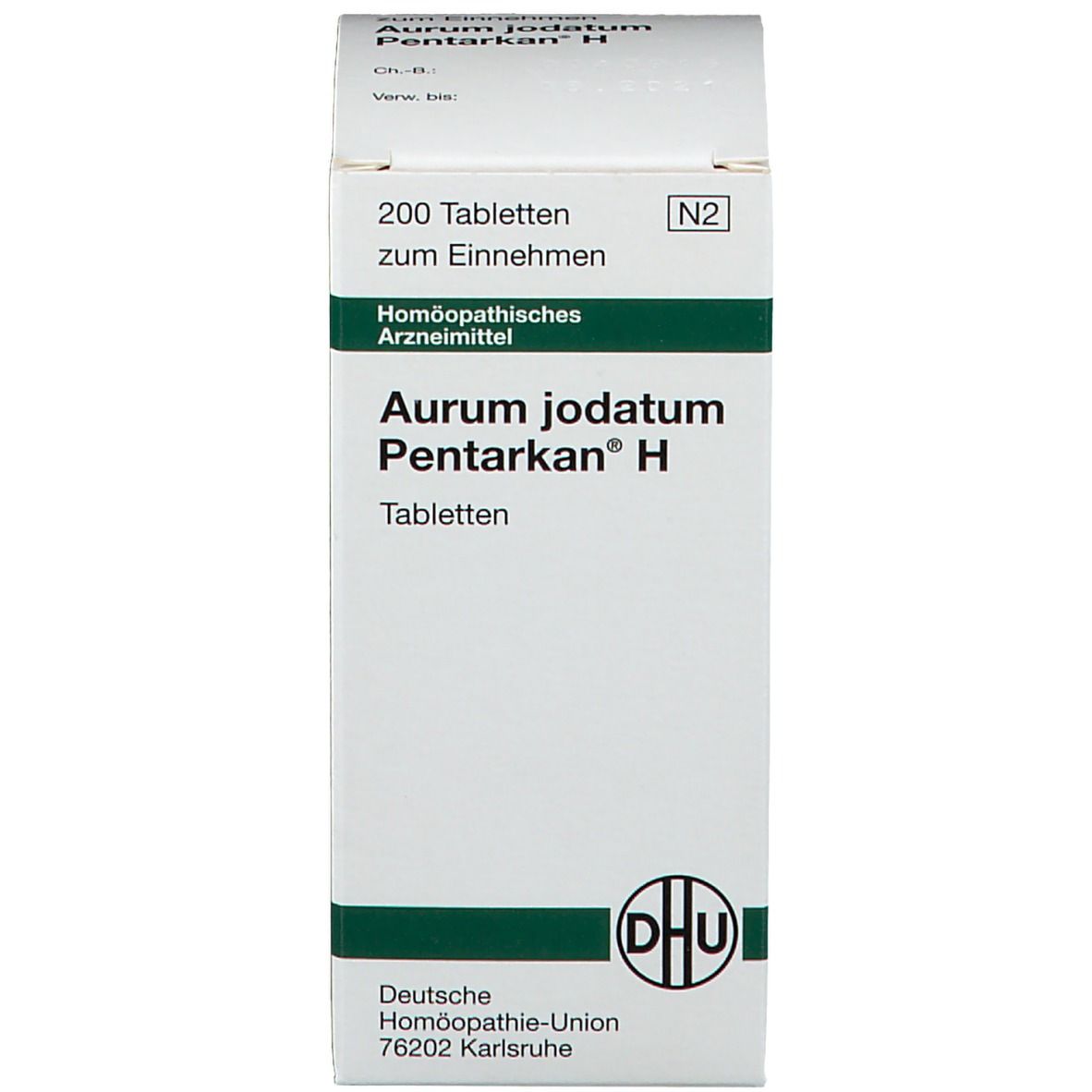 Aurum Jodatum Pentarkan H Tabl.