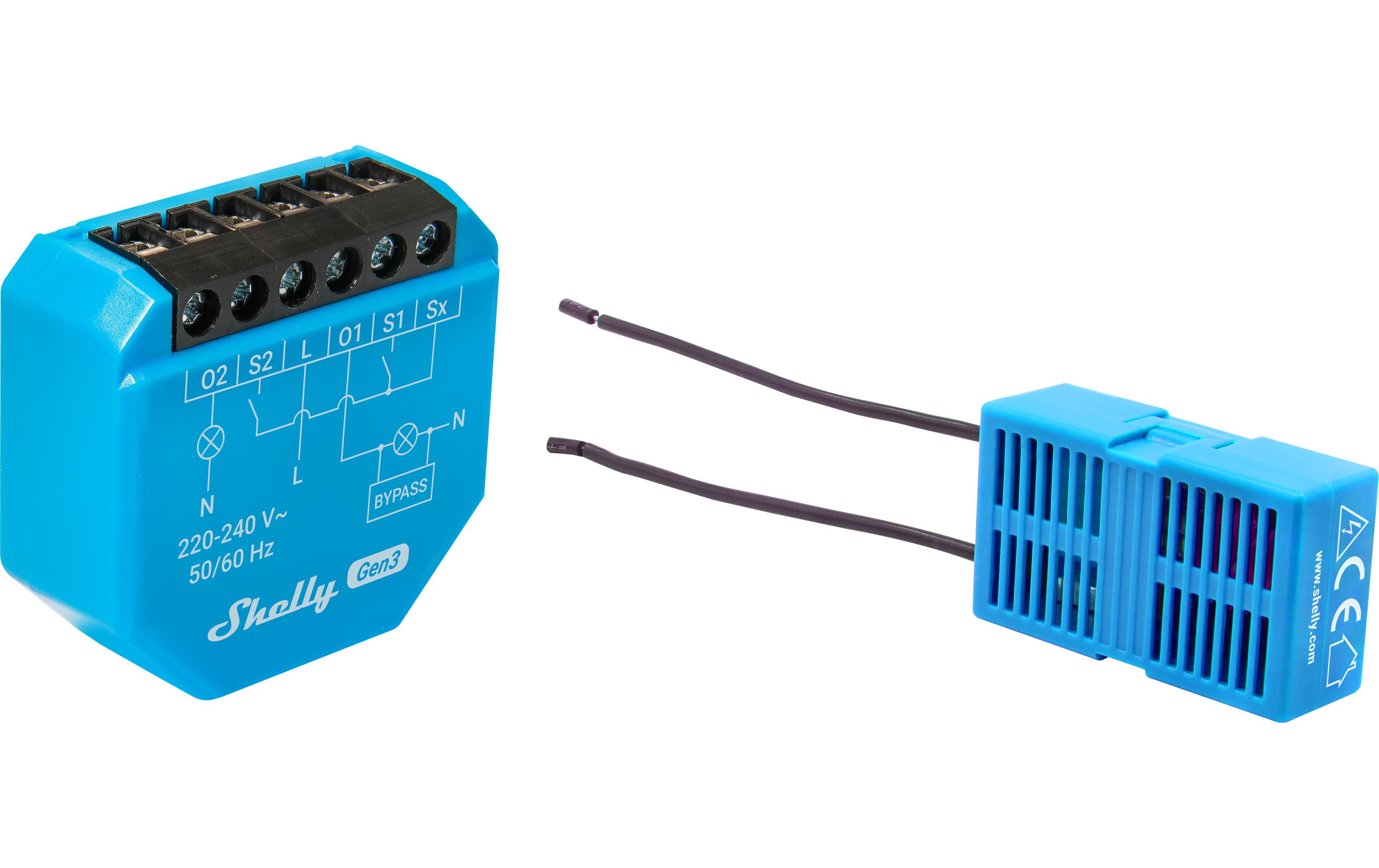 WLAN-Schaltaktor 2 l Gen3 10 A, Bluetooth BypassWiFi-Switch
