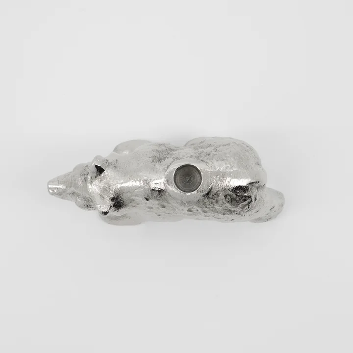 House Doctor - Polar Kerzenständer, Antik-Silber