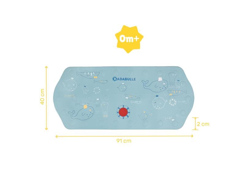 Badabulle Badematte Meerestiere XXL XXL Badematte mit Thermometer