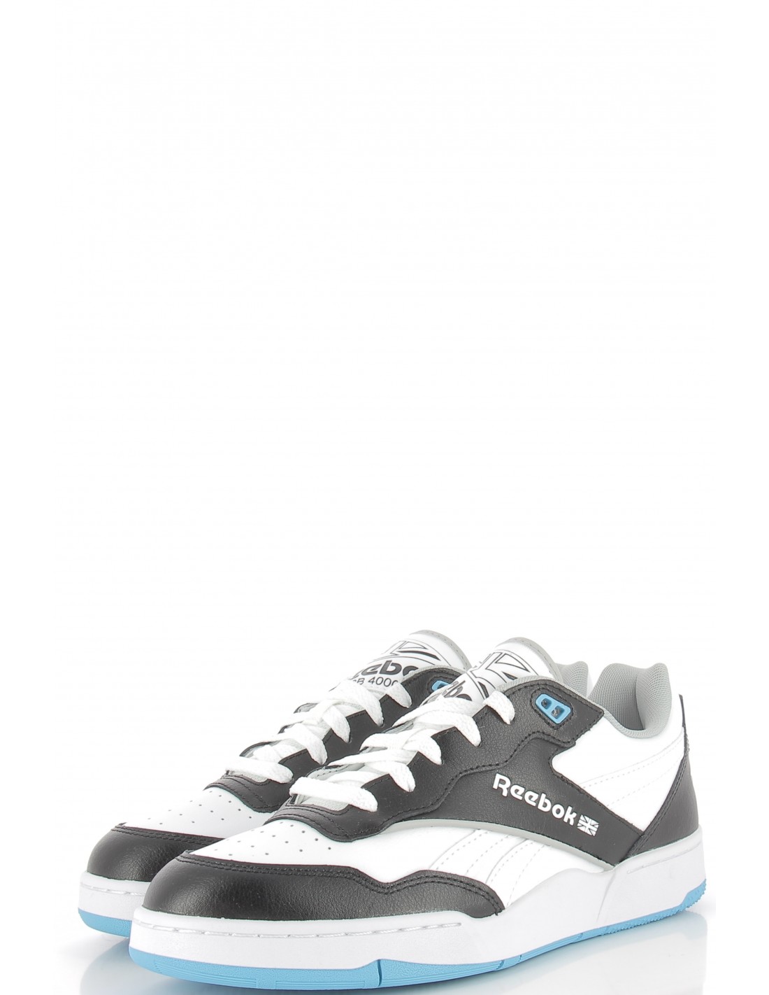reebok Sneakers Homme bb 4000 cuir blanc/noir