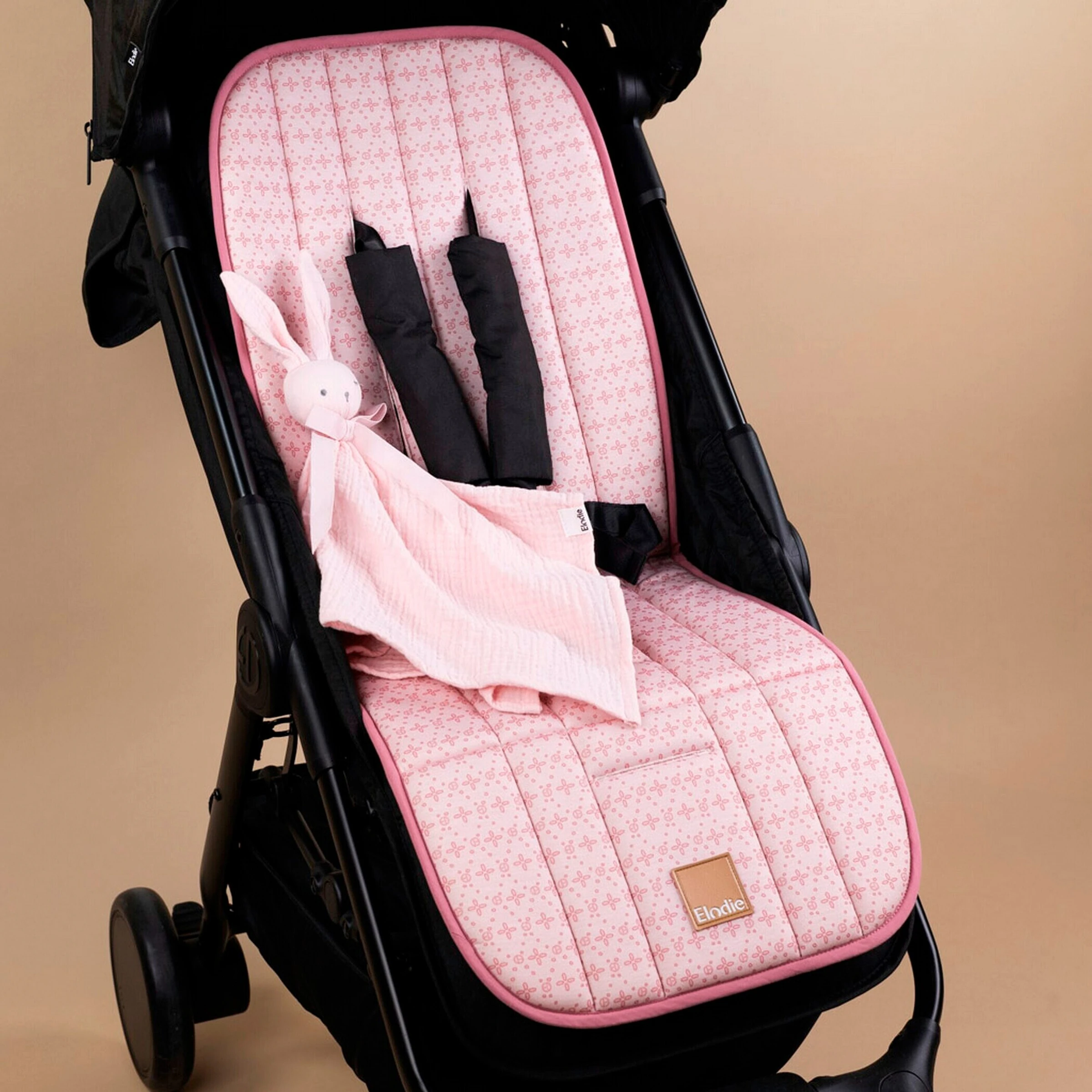 Elodie Kinderwagen Sitzauflage Cosy Cushion - Embroidery Anglaise Pink bunt