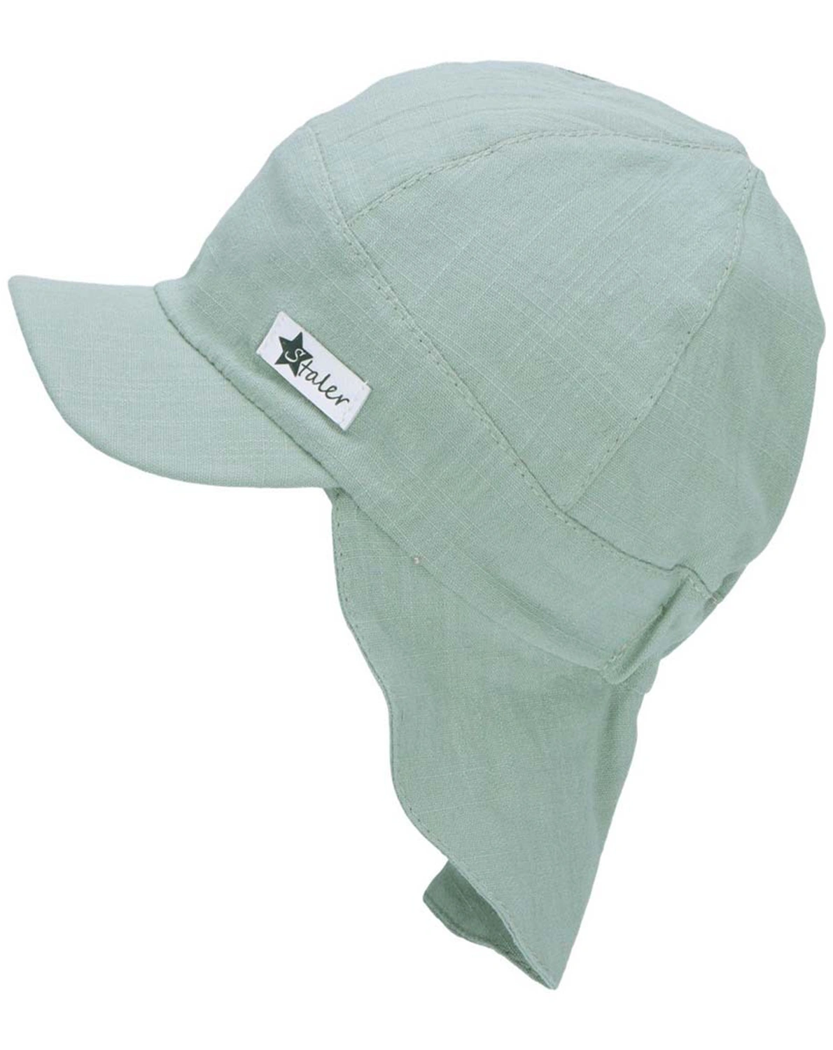 Schirmmütze COTTON mit Nackenschutz in grün
