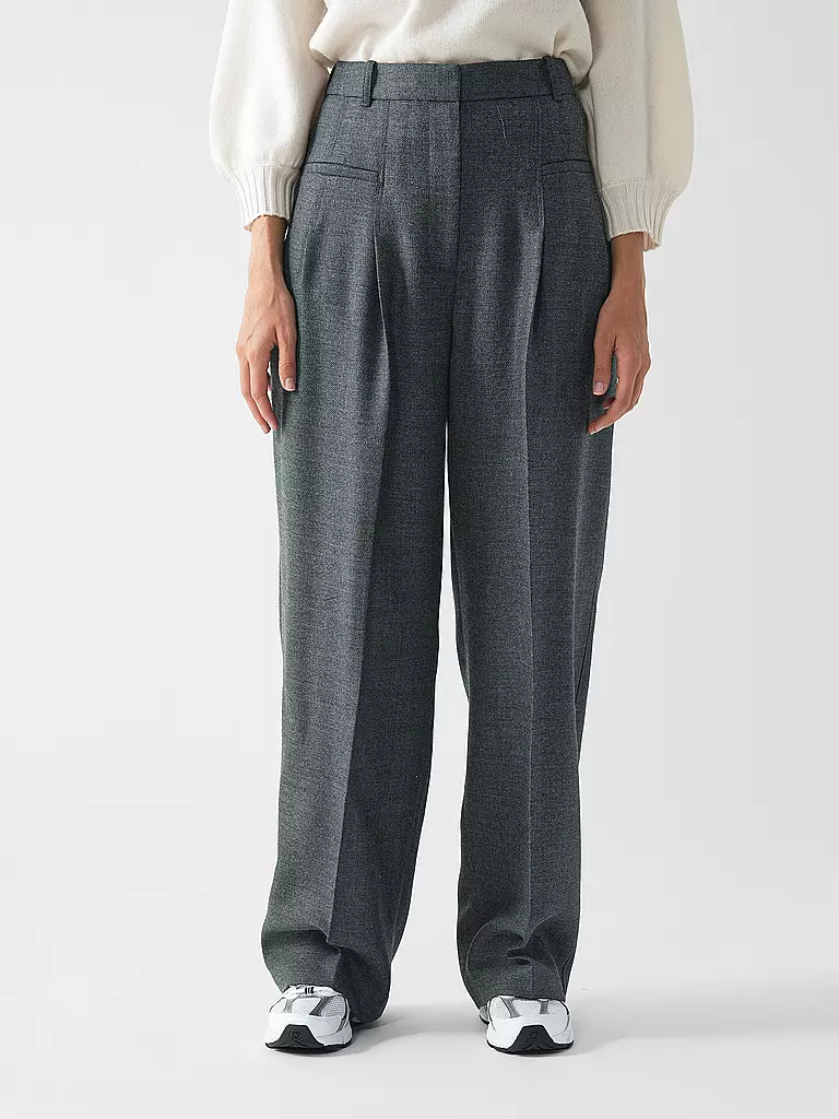 PHILLIP LIM Hose Wide Leg  grau