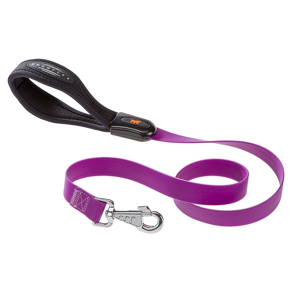 Laisse pour chiens evolution g16/110 hypoallergénique, lavable, poignée rembourrée, violet