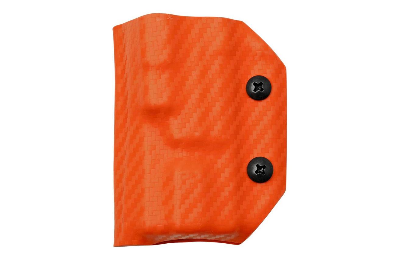Clip And Carry Kydex Sheath Leatherman Free P2, Carbon Fiber Orange LP2-CF-ORNG riemholster