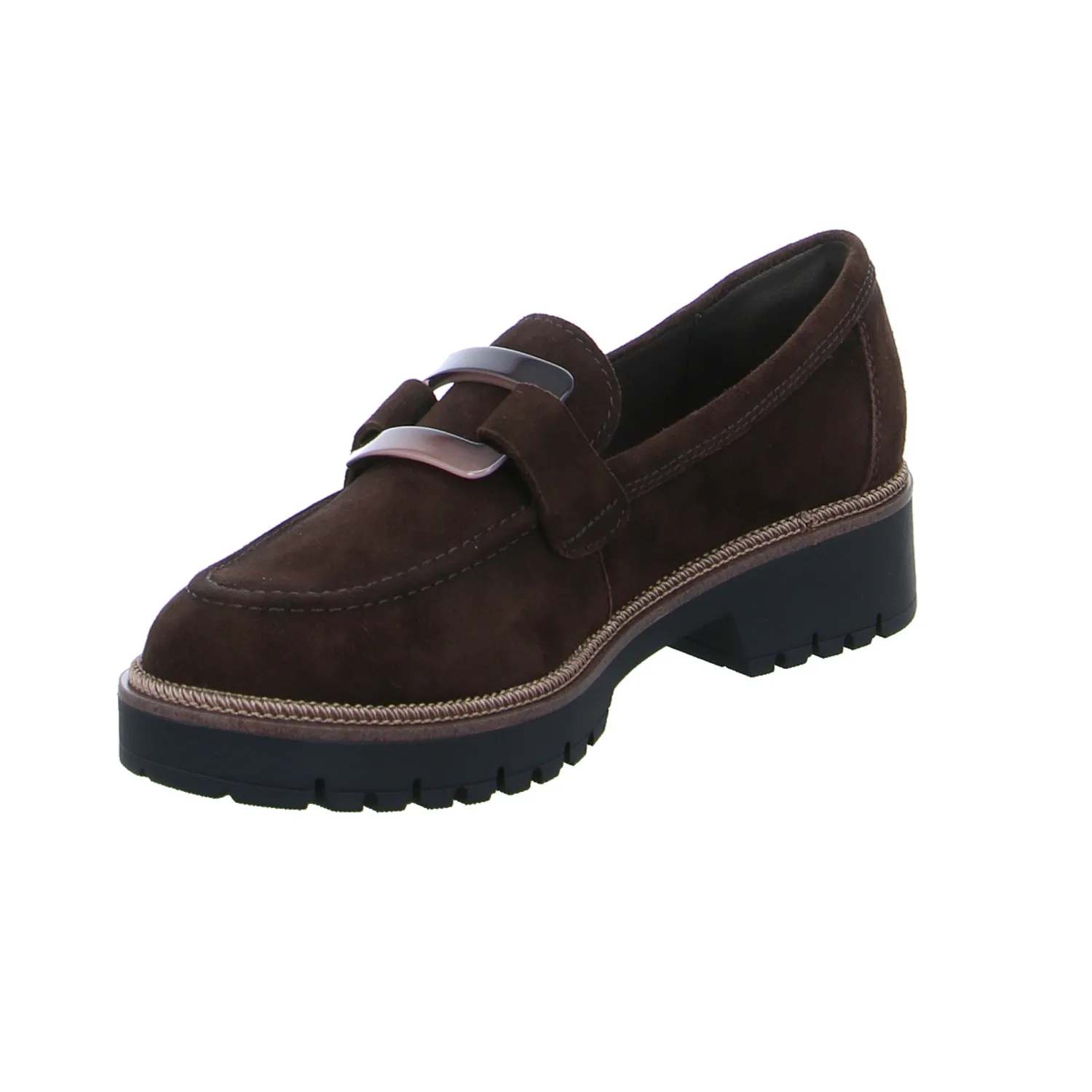 TAMARIS Slipper Braun Leder