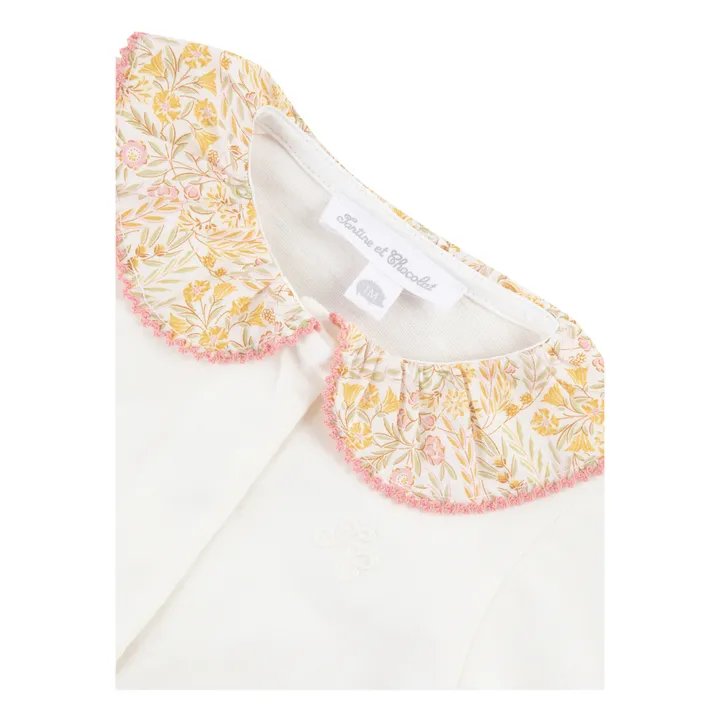 Tartine et Chocolat Pyjama Fleuri | Jaune