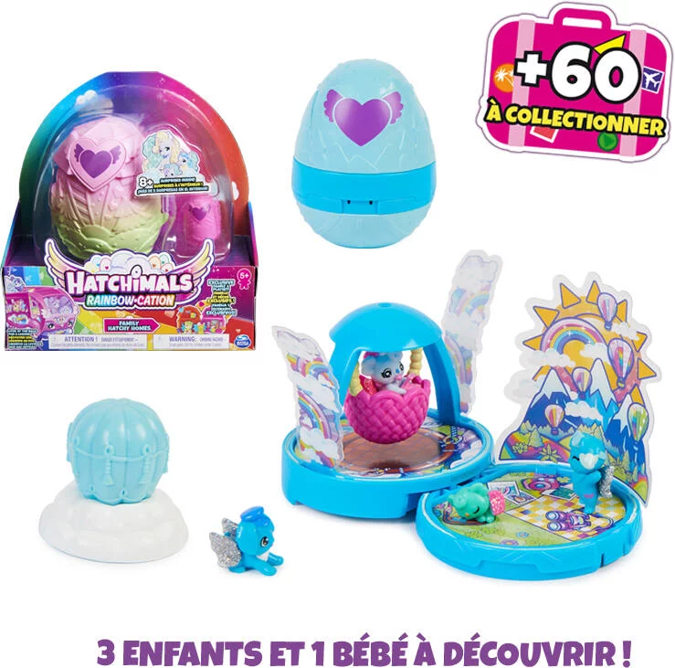 PLAYSET MAISON FAMILLE SURPRISE 4 HATCHIMALS