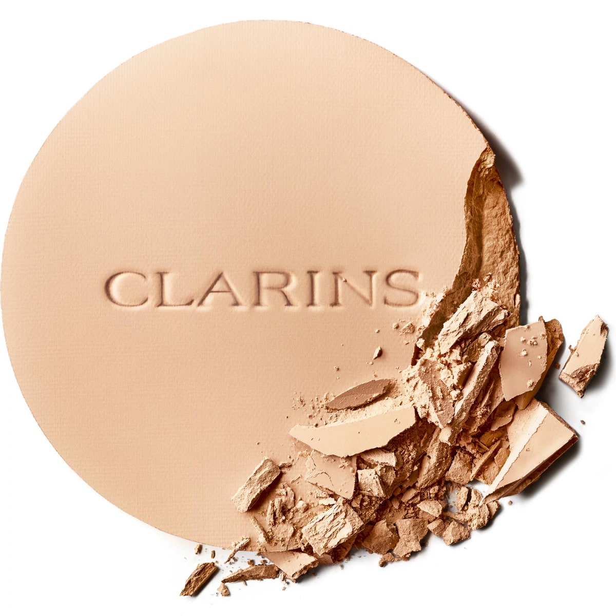 CLARINS Ever Matte Compact Powder Poudre Compacte Matifiante Infusée Au Lait De Pêcher