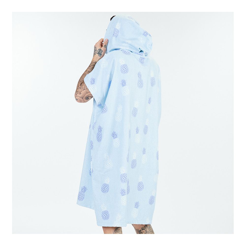 After Essentials PINEAPPLE - Poncho bleu