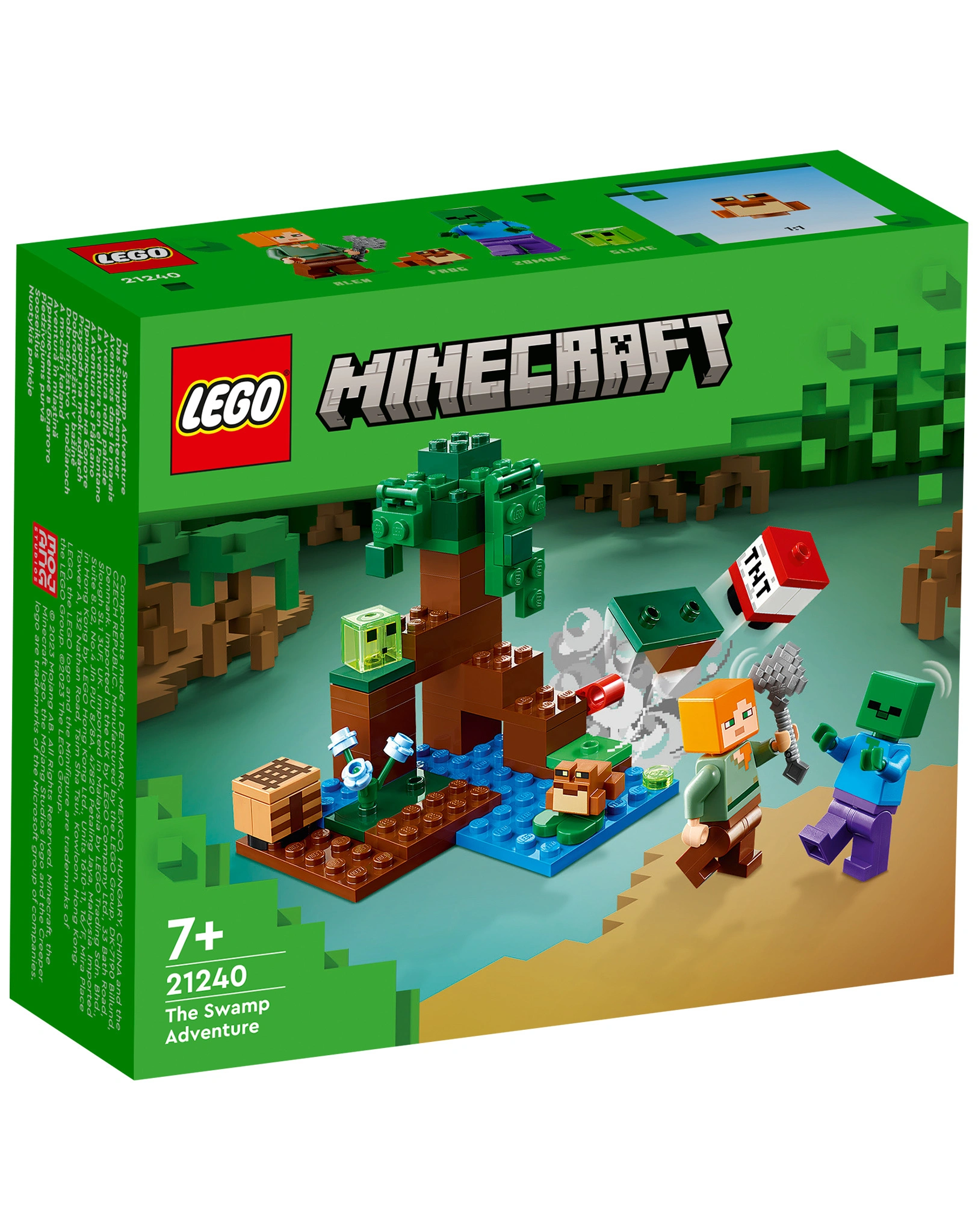 LEGO® Minecraft 21240 Das Sumpfabenteuer