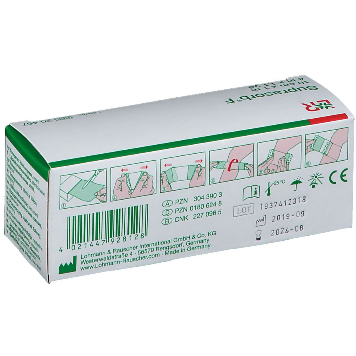 Suprasorb® F 10 cm x 1 m unsteril