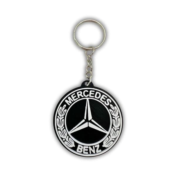 Nøkkelring emblem 50 mm tilbehør til Mercedes Benz