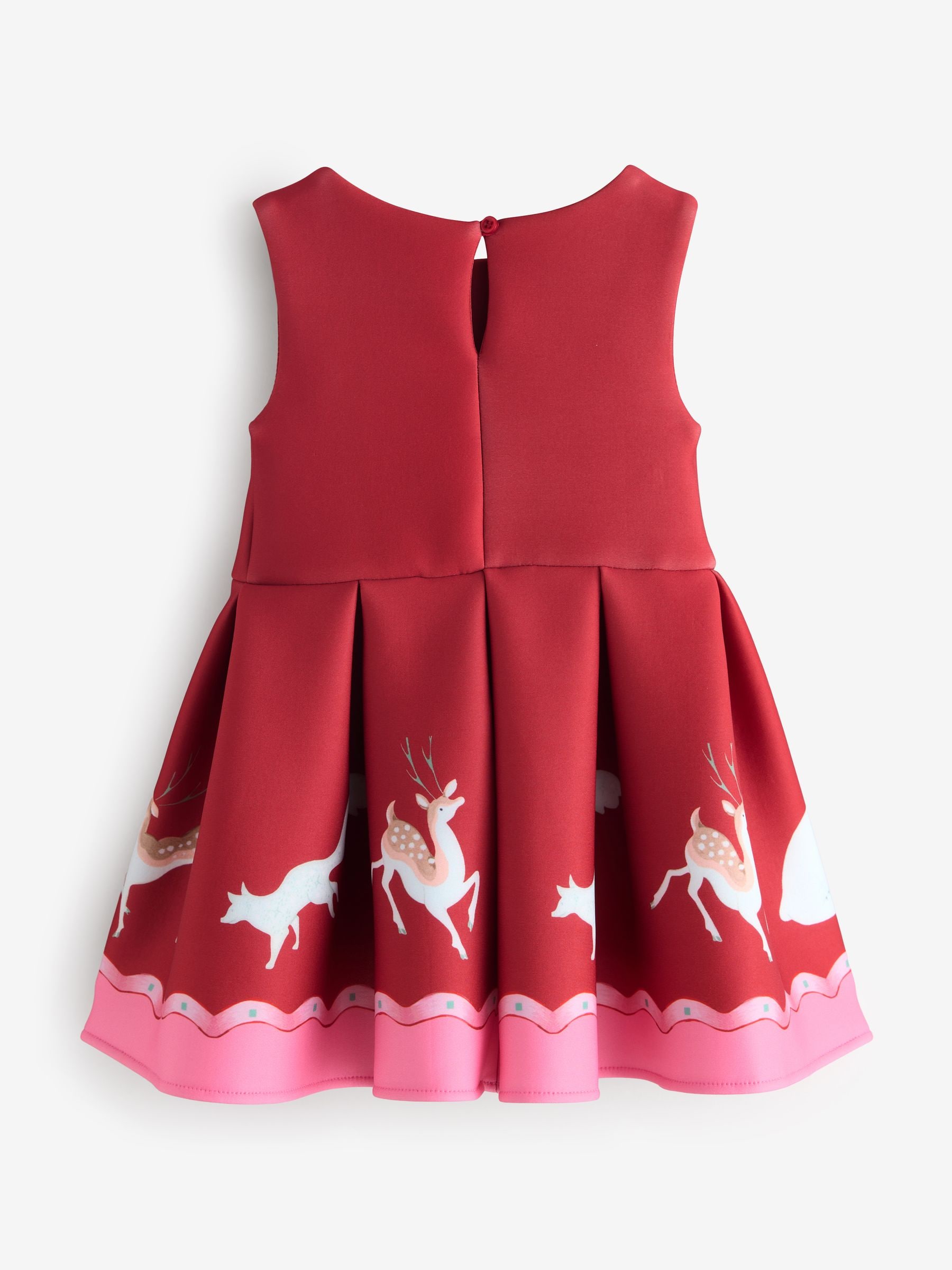 Rood - Cath Kidston Scuba gelegenheidsjurk (3mnd -7jr)