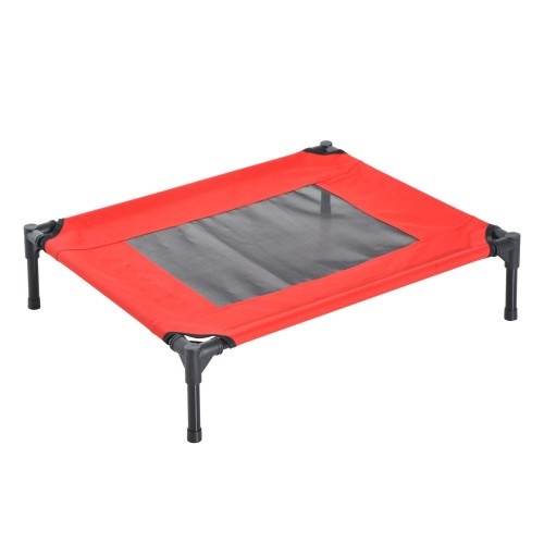 Cama para cães ou gatos PawHut para uso externo, vermelha