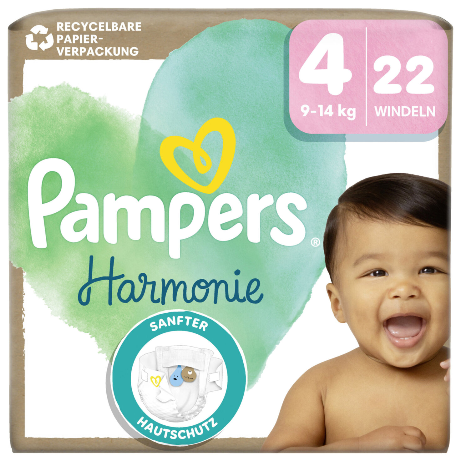 Pampers Harmonie Gr.4 Maxi 9-14kg 22 Windeln