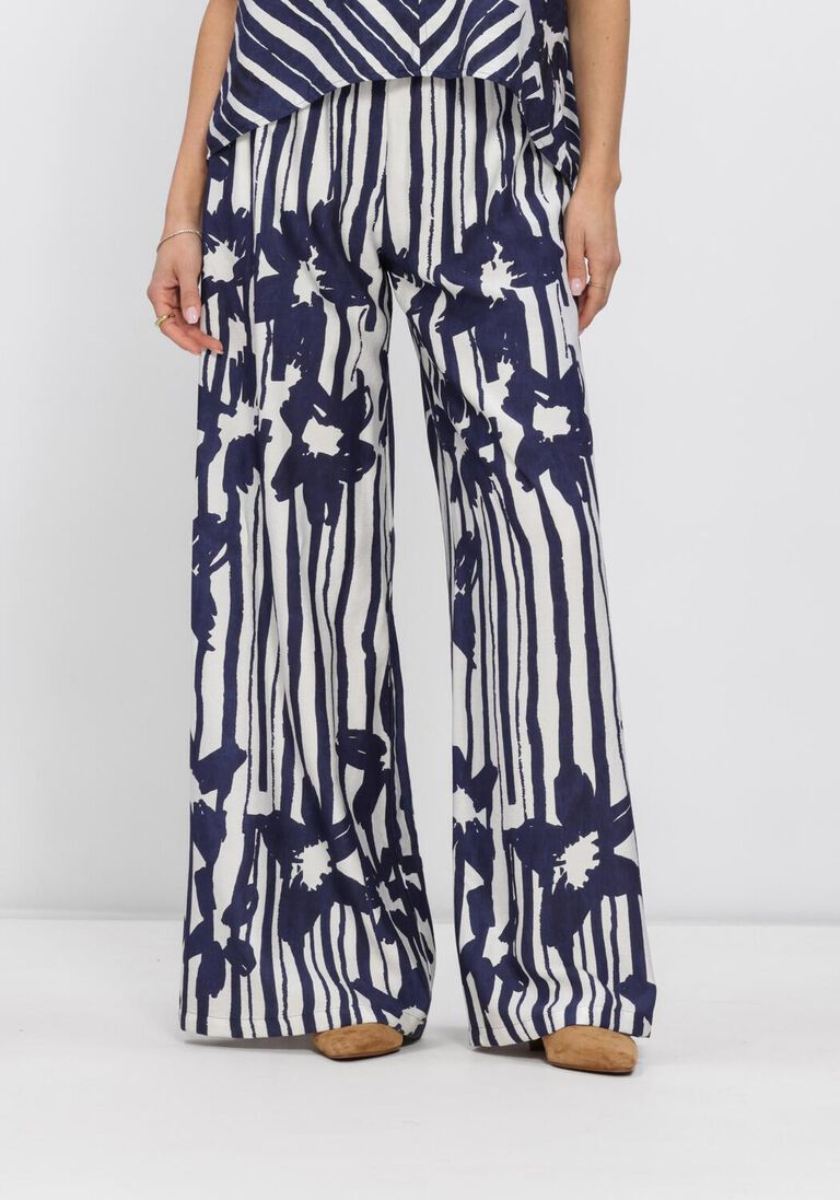 blauwe caroline biss wijde broek 1574