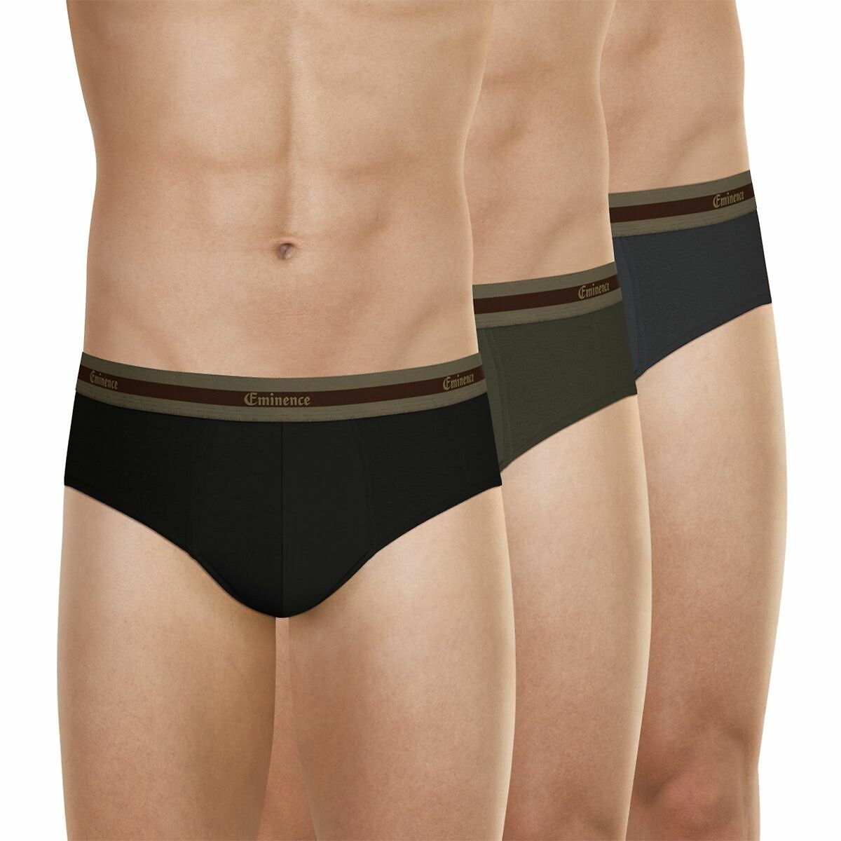 EMINENCE<br>Conjunto de 3 cuecas de algodão