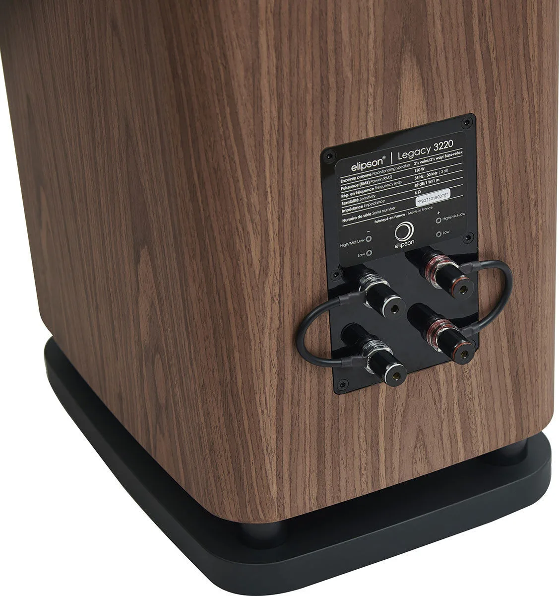 Elipson Legacy 3220 Noyer (la paire) Enceintes colonne