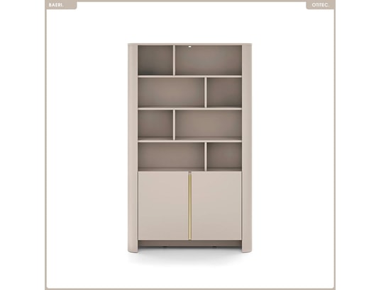 OTITEC - Bibliothèque - l.103 x h.170 x p.39 cm - baeri - cachemire