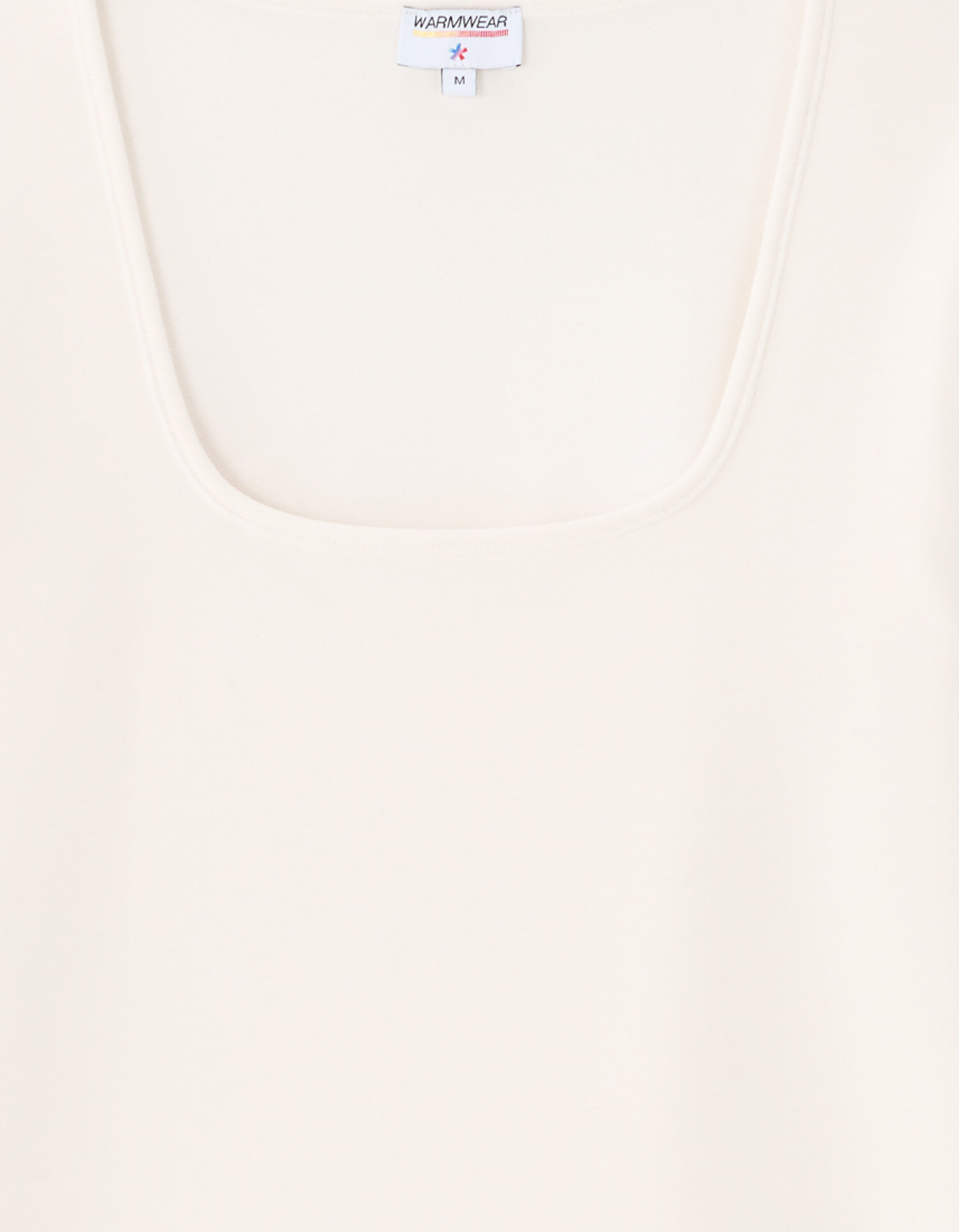 T-shirt col U manches longues warmwear 2 - écru