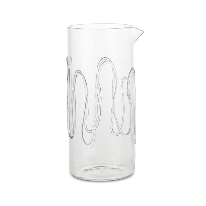 Ferm Living - Doodle Karaffe, 1.2 l, klar