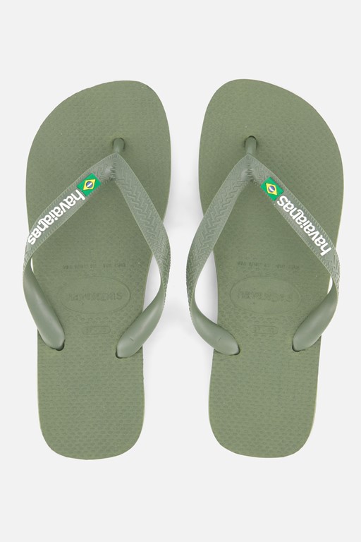 Havaianas Brasil Slippers groen Rubber