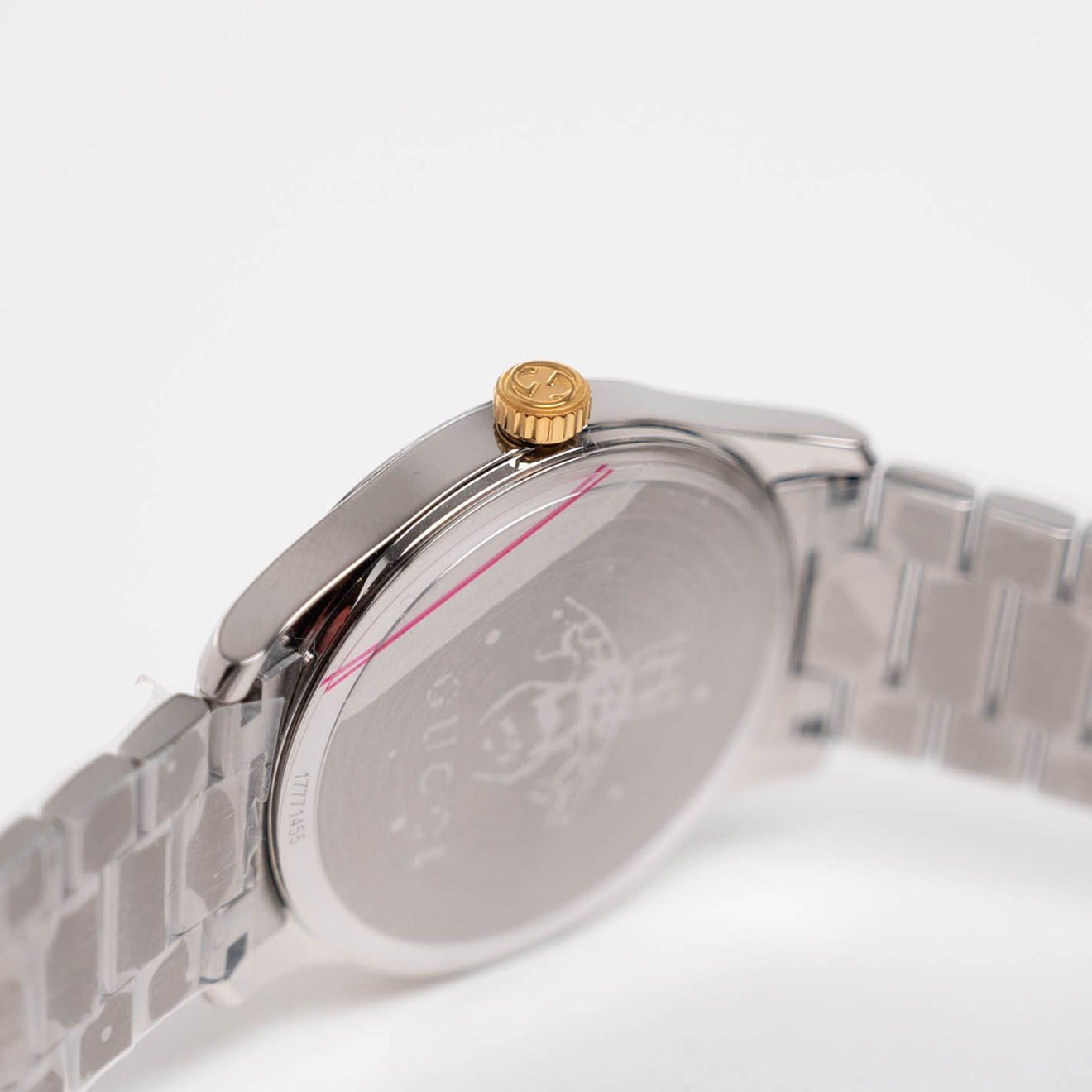 Gucci Montre en Acier G-timeless médium 38mm bicolore - Très bon état