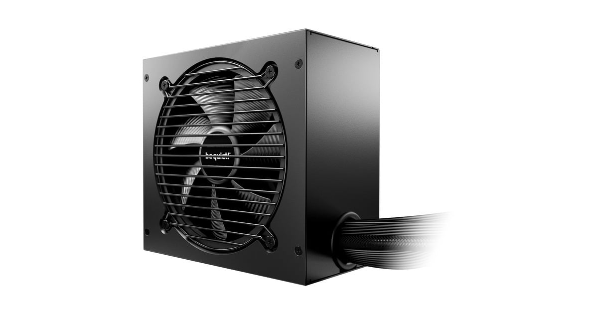 be quiet!Pure Power 12 750 watt voeding   (Zwart, 1x 12V-2x6, 3x PCIe)