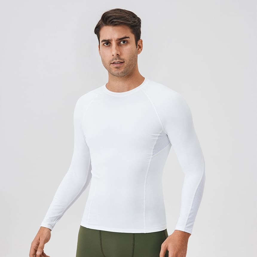 FoxFlair - Effen sporttop met lange mouwen