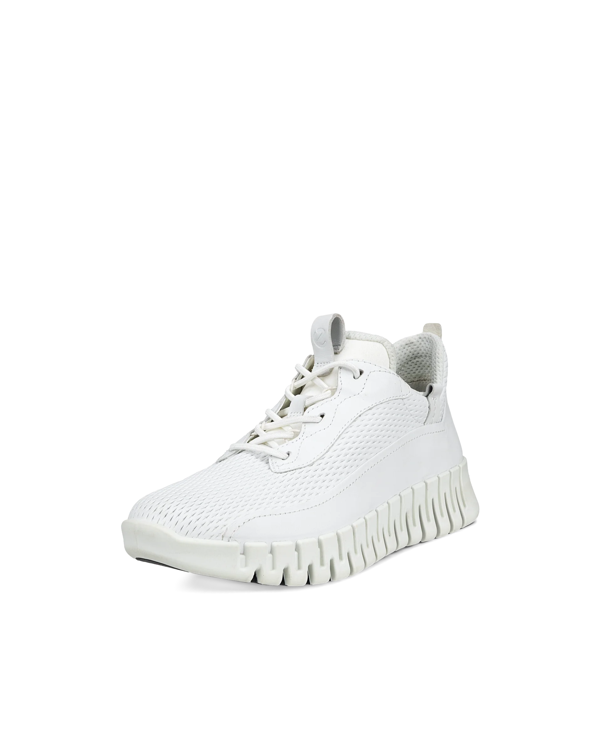 ECCO GRUUV W Damen Ledersneaker Weiß