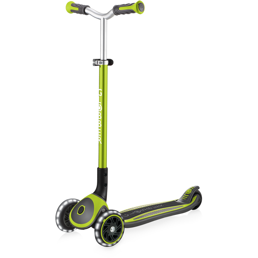 GLOBBER MASTER LIGHTS lime grün, mit Leuchtrollen