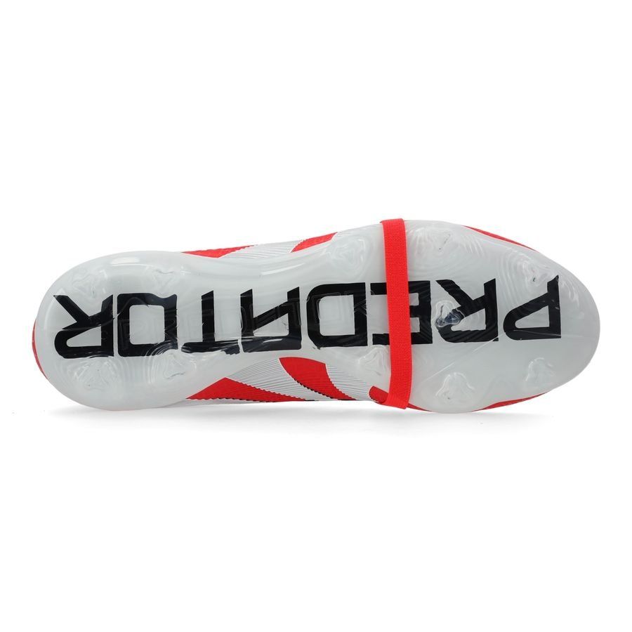adidas Predator Pro Fold-over Tongue FG Pure Victory - Lucid Red/Blanc/Noir