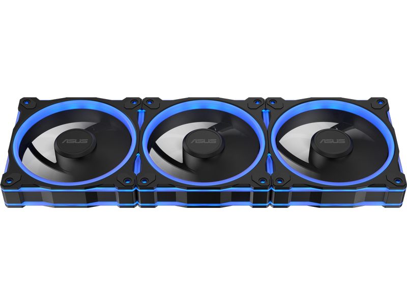 ASUS PC-Lüfter Prime MR120 Fan ARGB 3in1 Schwarz Rückseitig beleuchteter PWM-Lüfter mit umgekehrtem Luftstrom