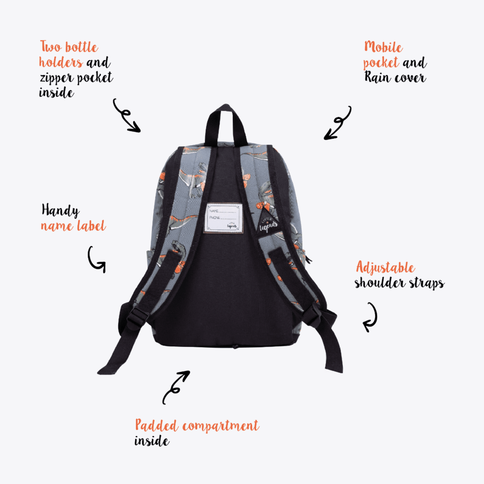 Little Legends Backpack L Dino Boxing