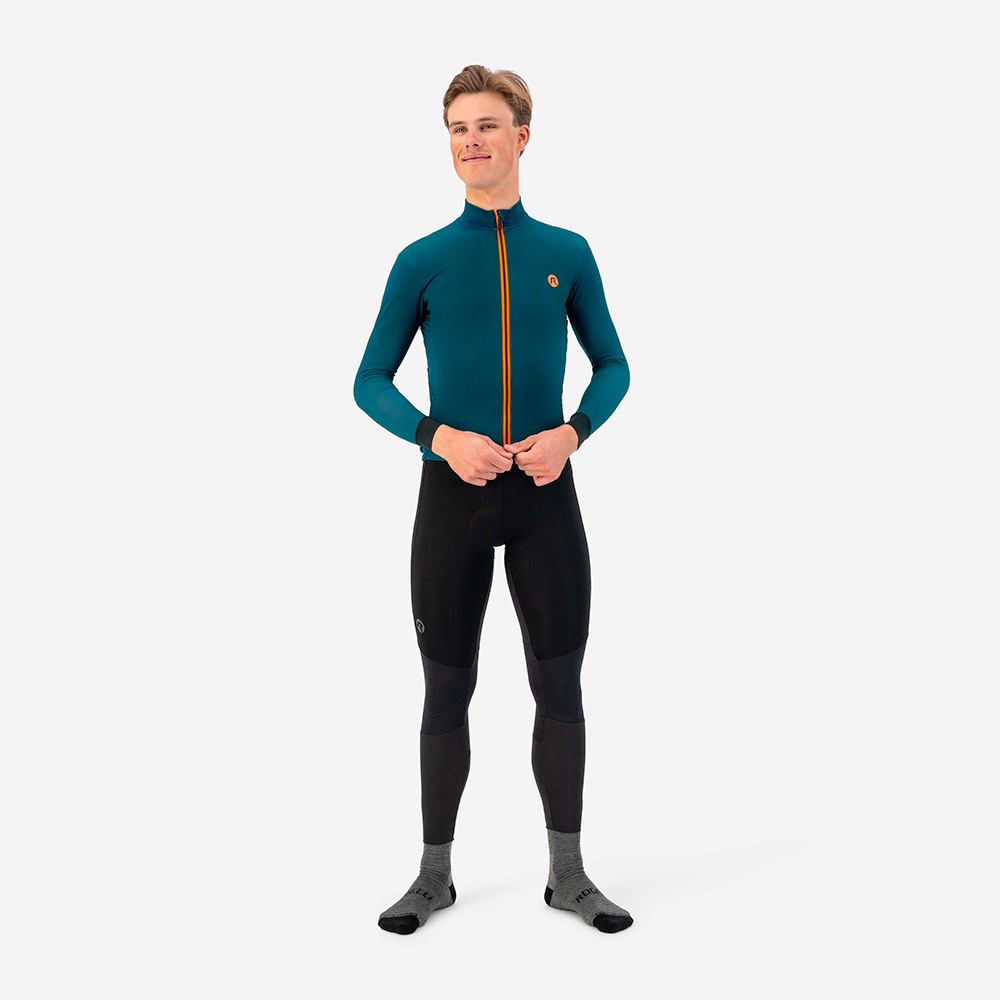 Rogelli Distance Langærmet Jersey Blå/Orange