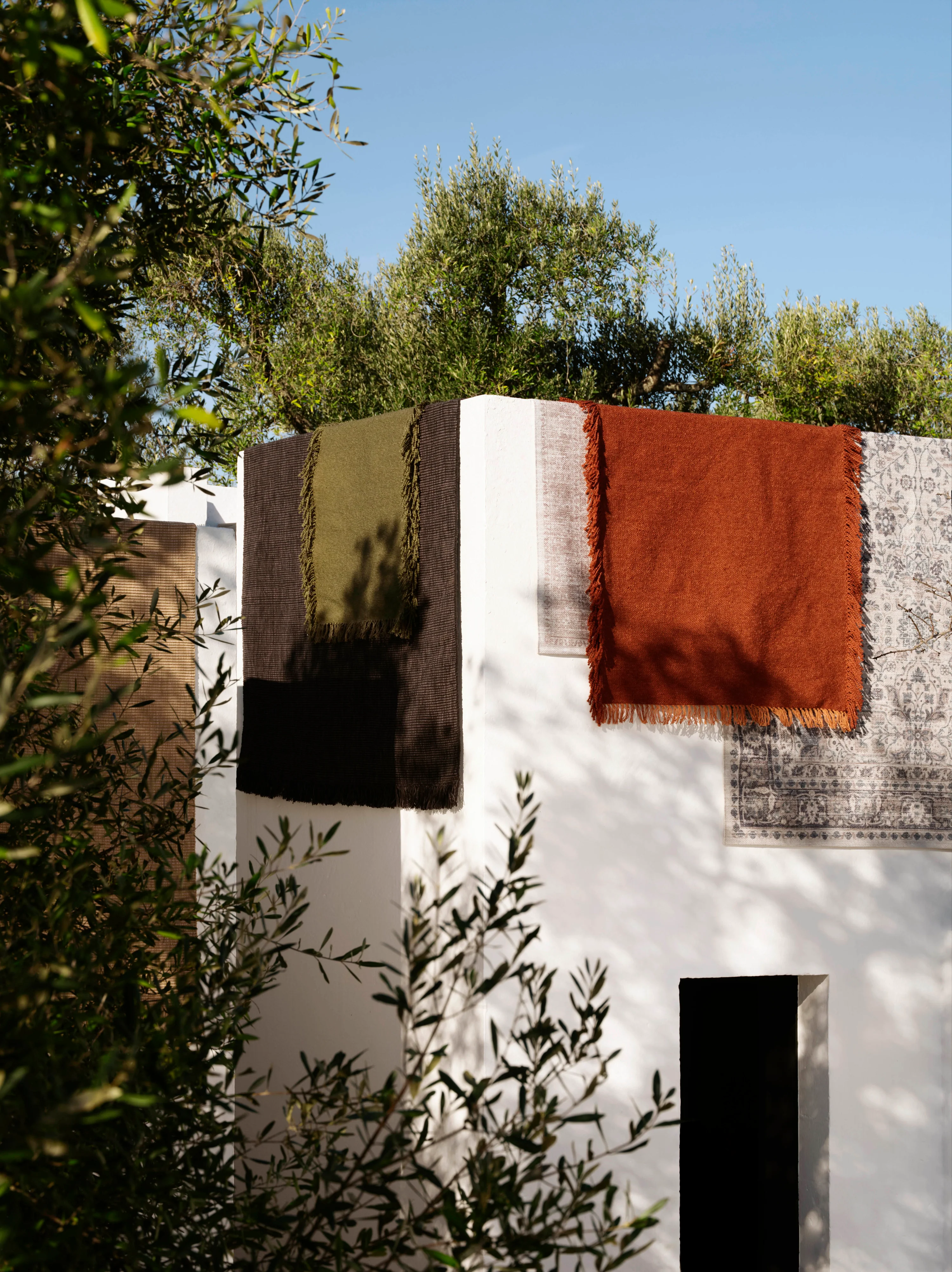 Handgeweven in- & outdoor vloerkleed Marcus