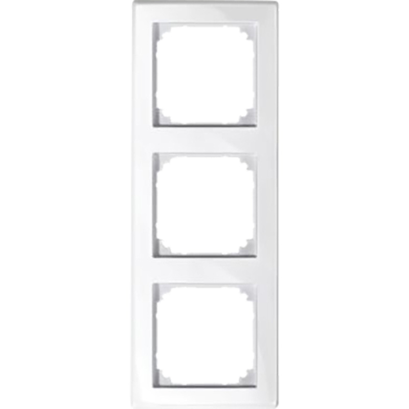 Schneider Electric afdekraam M-Smart 3-voudig Glanzend wit