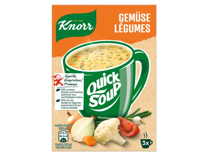 Knorr Quick Soup Gemüse 3 Portionen Aromatische Gemüsesuppe
