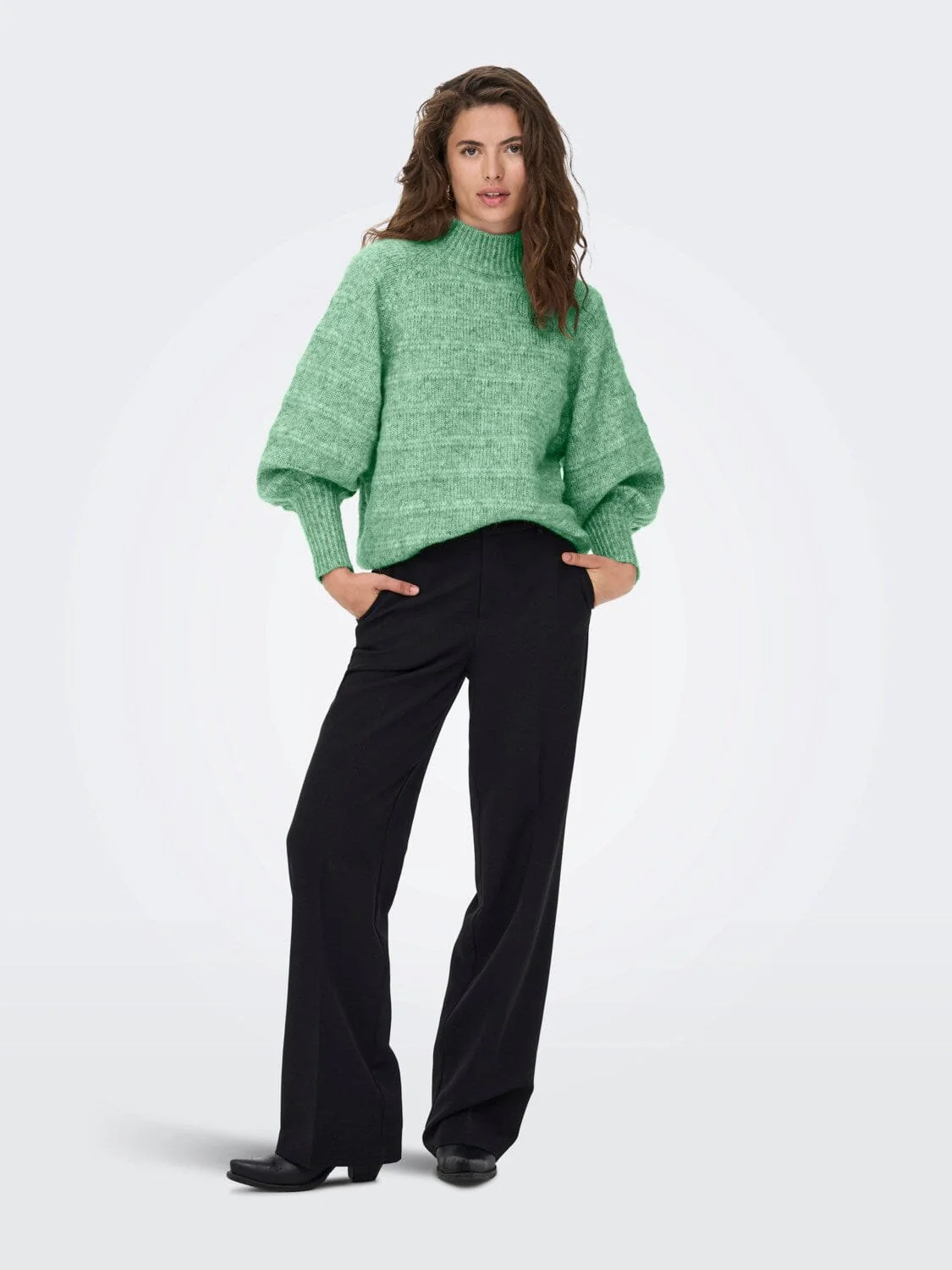 Only Onlcelina Ls High Pullover Knt