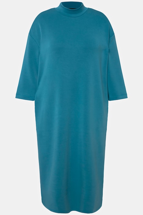 Sweatkleid, Stehkragen, 3/4-Arm, Taschen, Modalmix