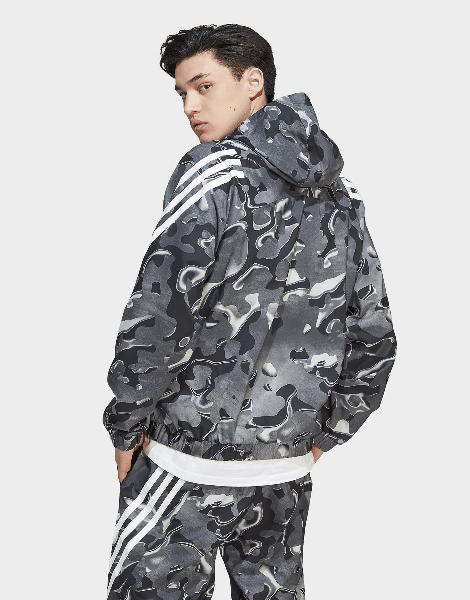 adidas Veste à capuche imprimé intégral Future Icons