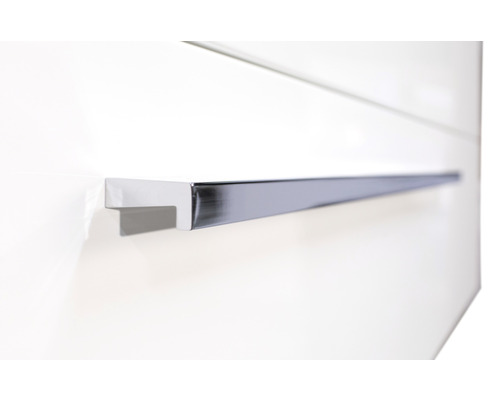 Sanox Seville badkamermeubelset (B x H x D): 121 x 170 x 46 cm, frontkleur: beton antraciet, met keramische wastafel in wit