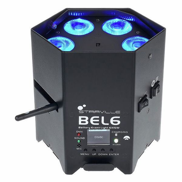 Stairville BEL6 Battery Event Light Bundle